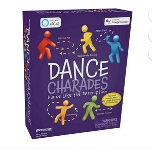 NWT Pressman Dance Charades Game: Can Be Played with Cd, alexa or Google